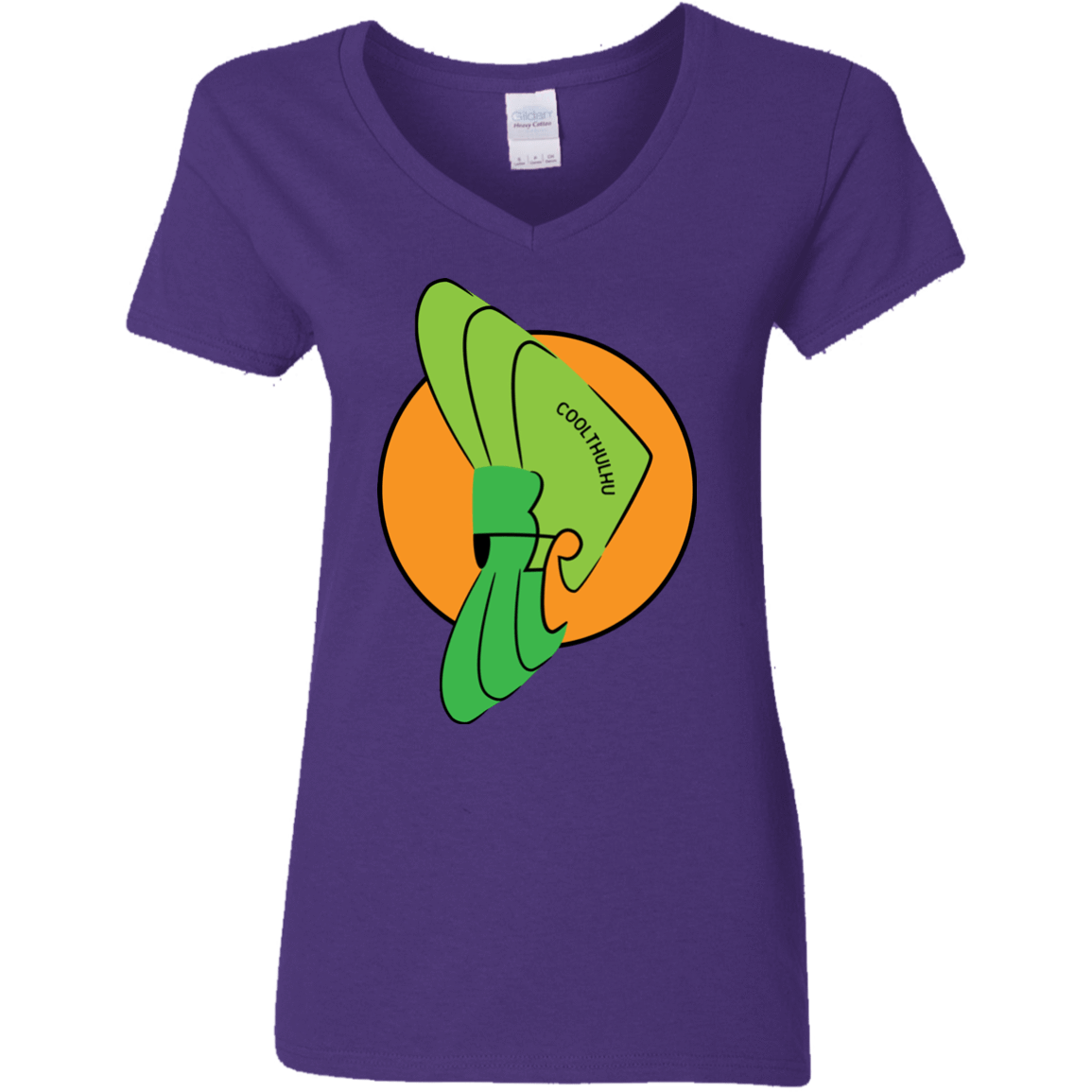 T-Shirts Purple / S Coolthulhu Women's V-Neck T-Shirt