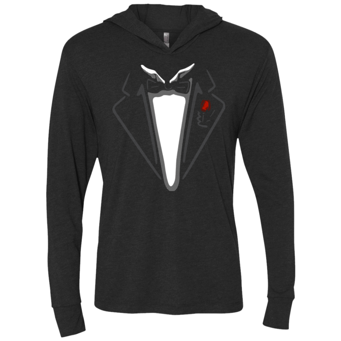 T-Shirts Vintage Black / X-Small corleone jacket Triblend Long Sleeve Hoodie Tee