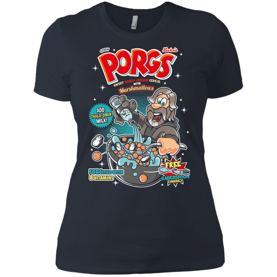 T-Shirts Indigo / X-Small Corn Porgs Women's Premium T-Shirt