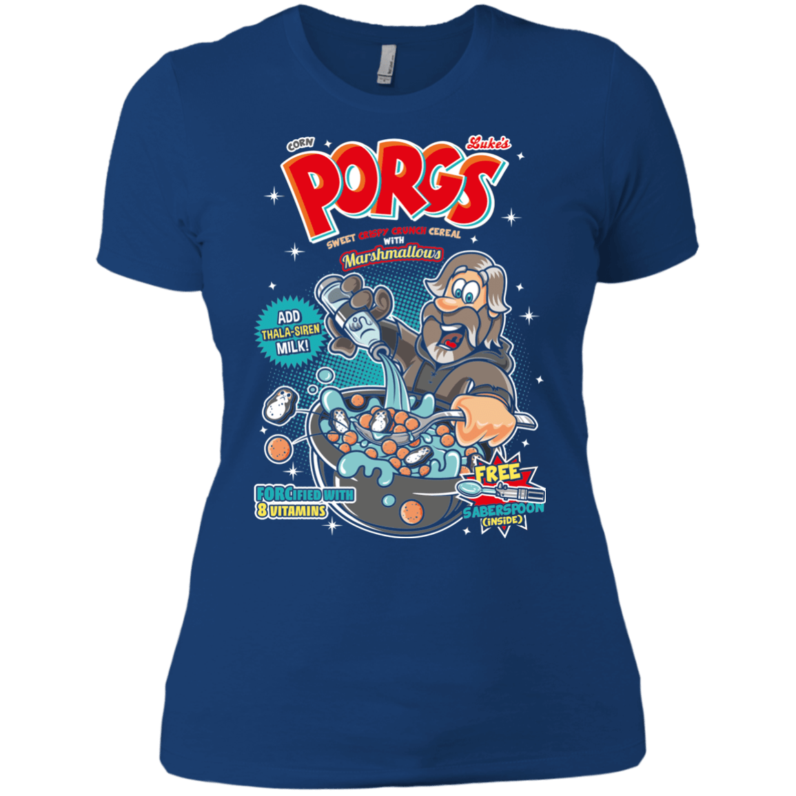 T-Shirts Royal / X-Small Corn Porgs Women's Premium T-Shirt