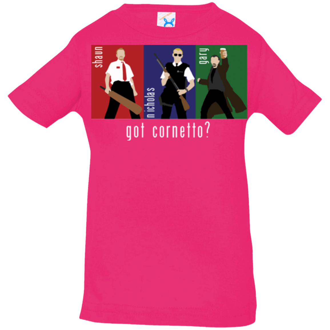 T-Shirts Hot Pink / 6 Months Cornetto Infant Premium T-Shirt