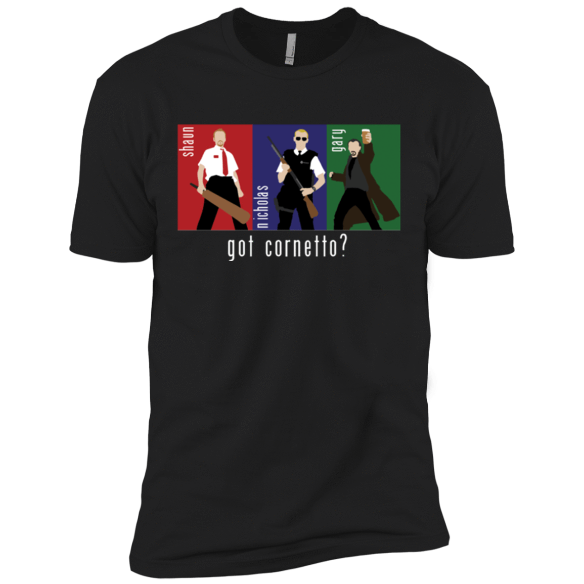 T-Shirts Black / X-Small Cornetto Men's Premium T-Shirt