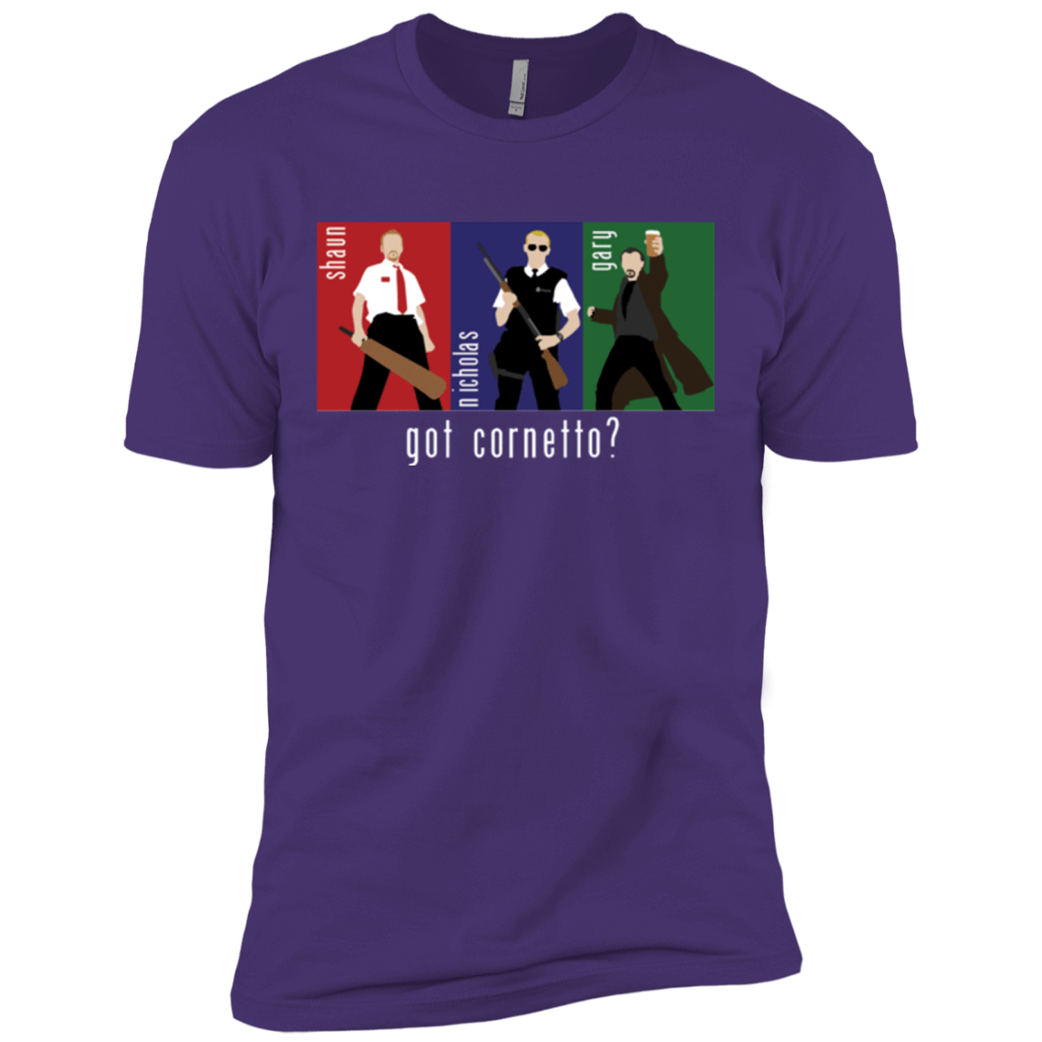 T-Shirts Purple / X-Small Cornetto Men's Premium T-Shirt