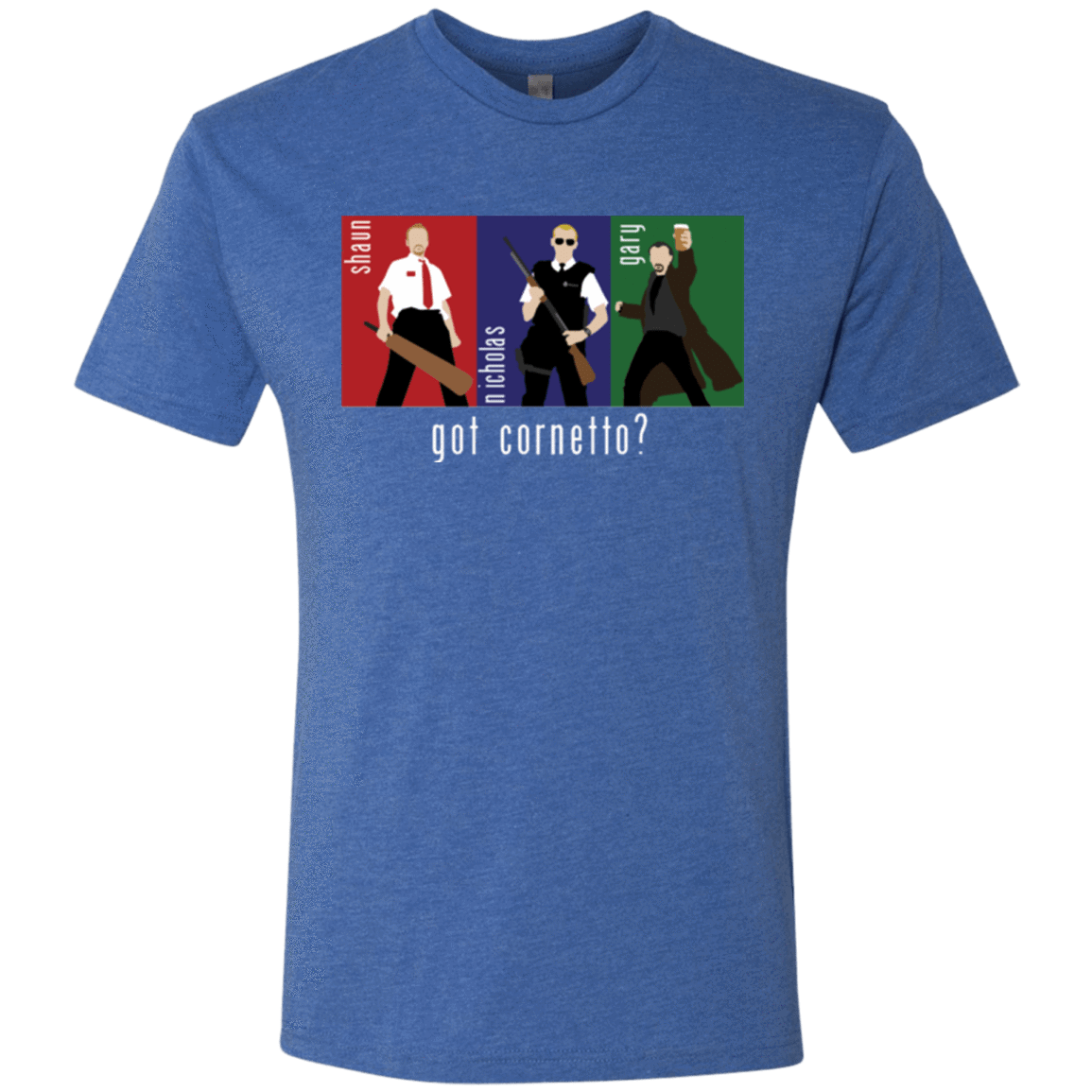 T-Shirts Vintage Royal / Small Cornetto Men's Triblend T-Shirt