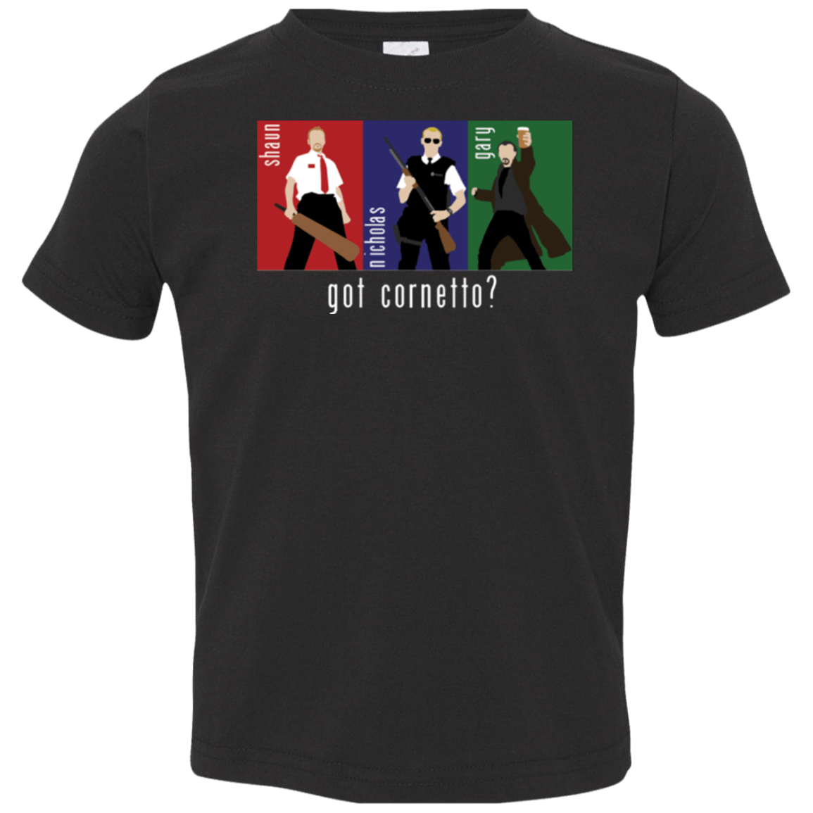 T-Shirts Black / 2T Cornetto Toddler Premium T-Shirt