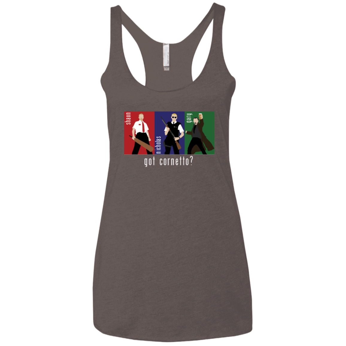 T-Shirts Macchiato / X-Small Cornetto Women's Triblend Racerback Tank