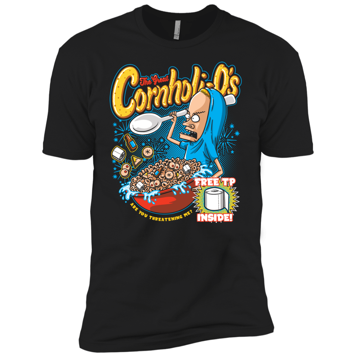 T-Shirts Black / YXS Cornholi-O's Boys Premium T-Shirt