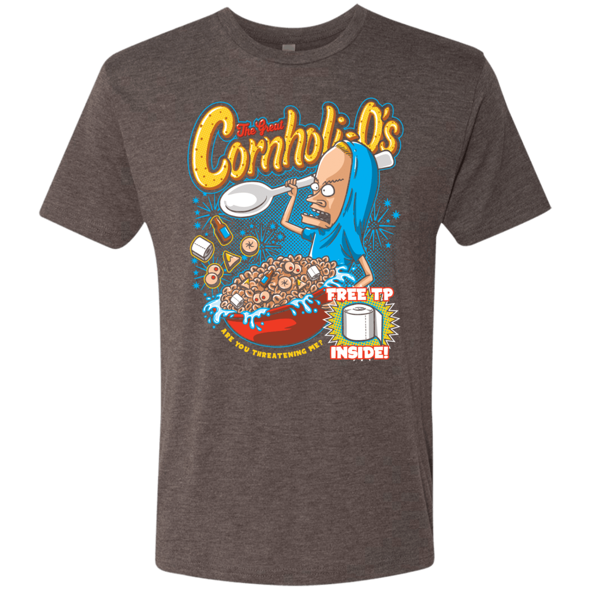 T-Shirts Macchiato / S Cornholi-O's Men's Triblend T-Shirt