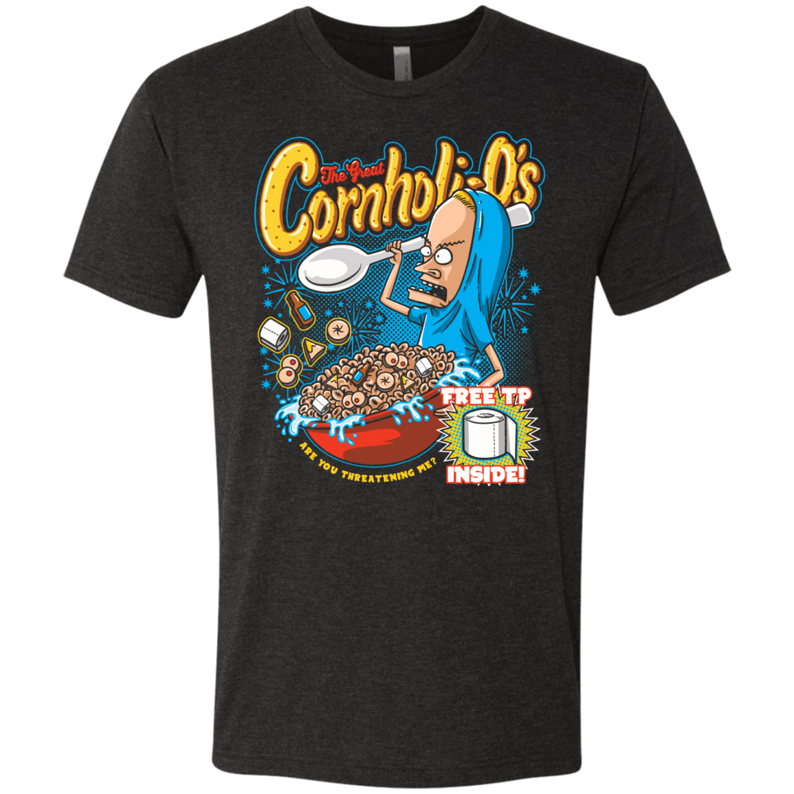 T-Shirts Vintage Black / S Cornholi-O's Men's Triblend T-Shirt