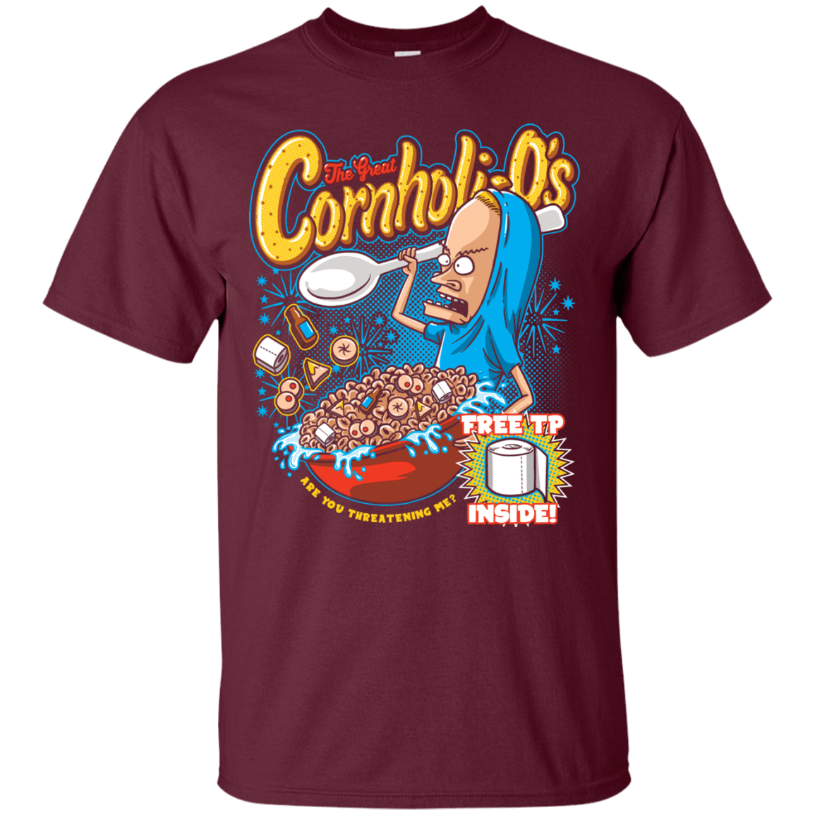 T-Shirts Maroon / S Cornholi-O's T-Shirt