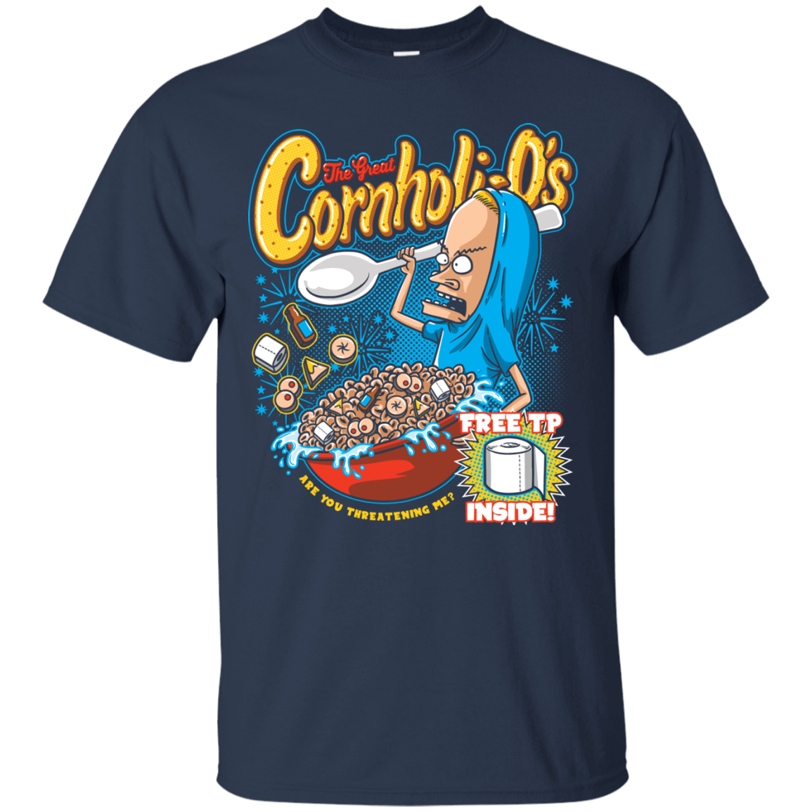 T-Shirts Navy / S Cornholi-O's T-Shirt