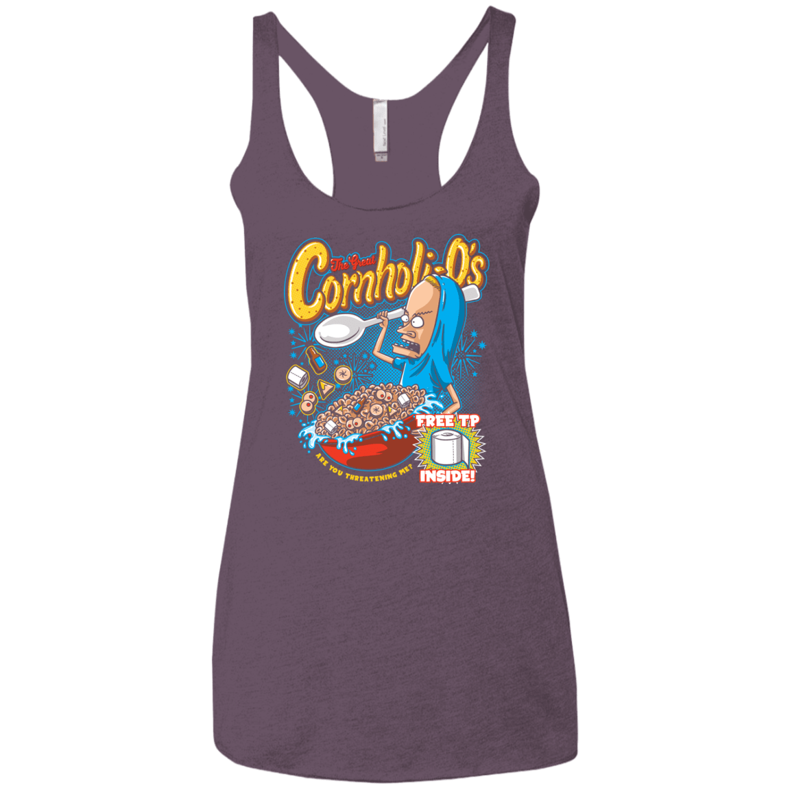 Cornholi-O's Women's Triblend Racerback Tank