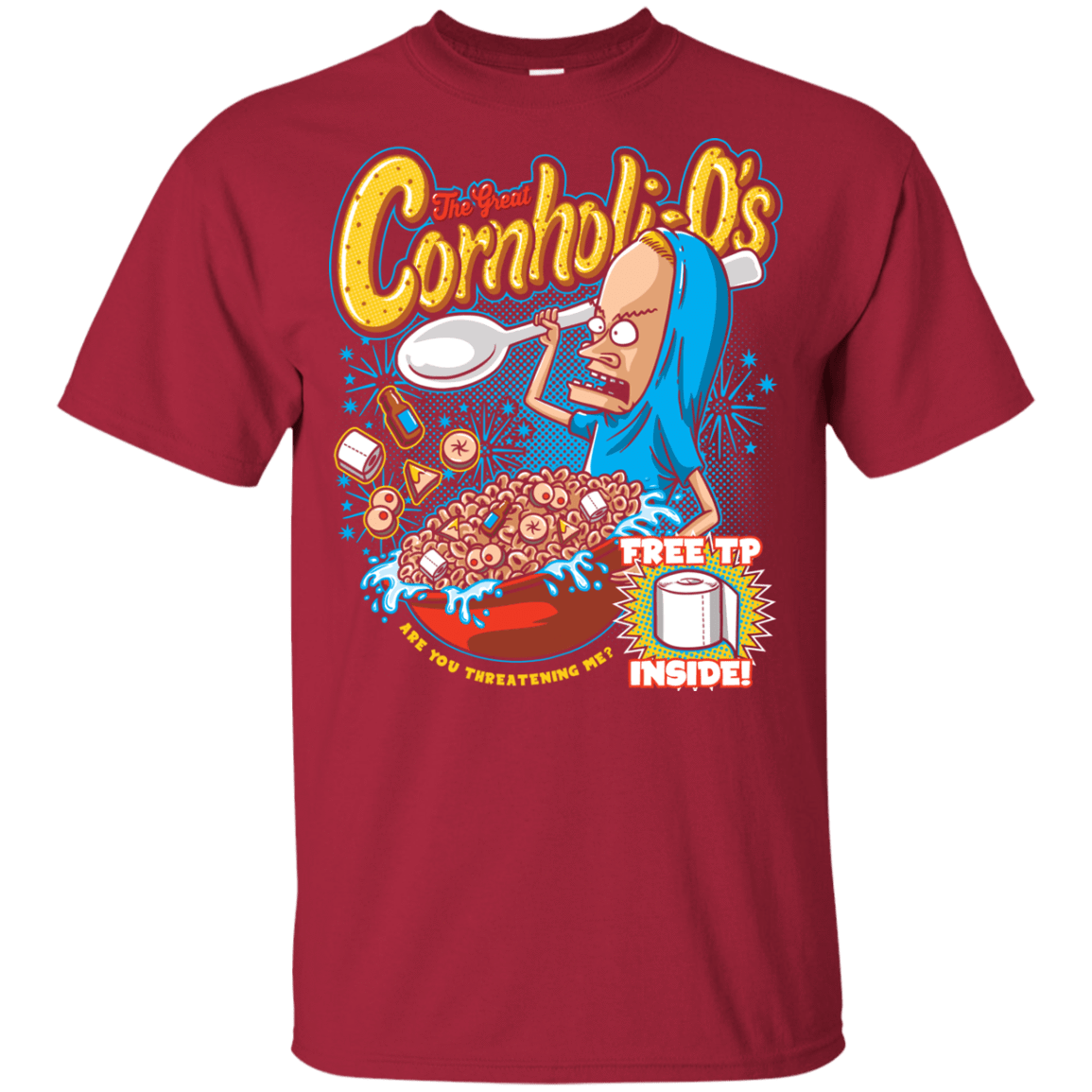 T-Shirts Cardinal / YXS Cornholi-O's Youth T-Shirt