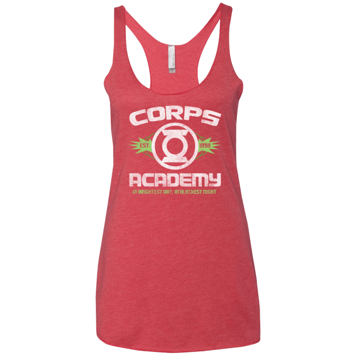 T-Shirts Vintage Red / X-Small Corps Academy Women's Triblend Racerback Tank