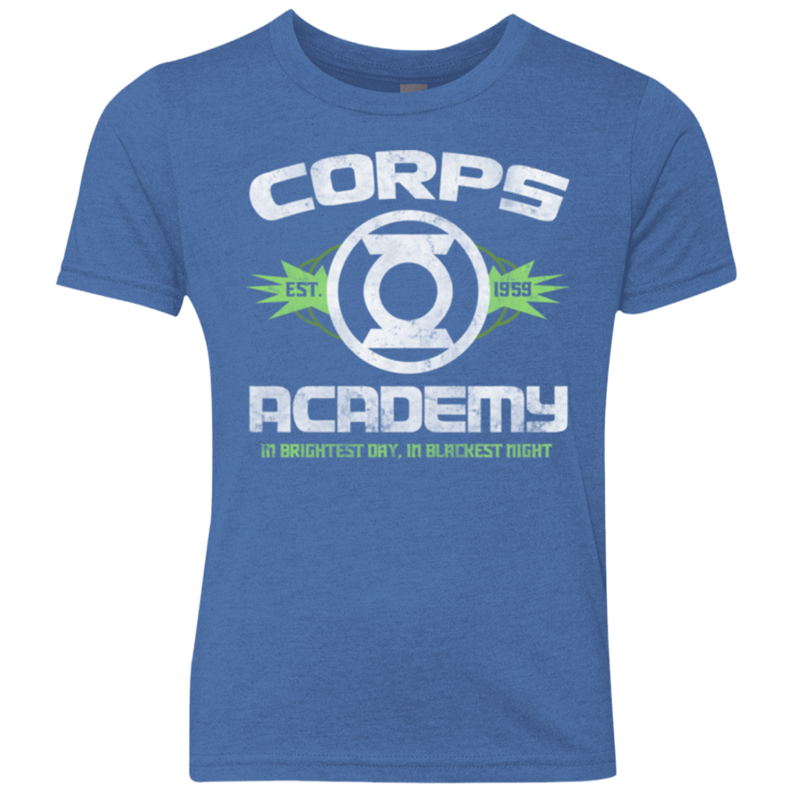 T-Shirts Vintage Royal / YXS Corps Academy Youth Triblend T-Shirt