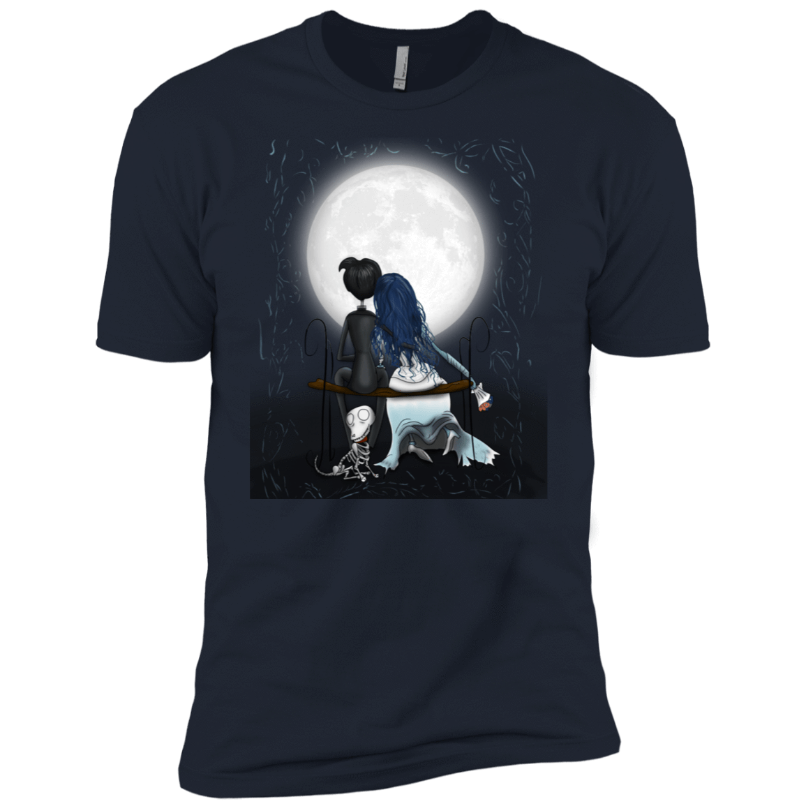 T-Shirts Midnight Navy / X-Small Corpse Bride Love Men's Premium T-Shirt