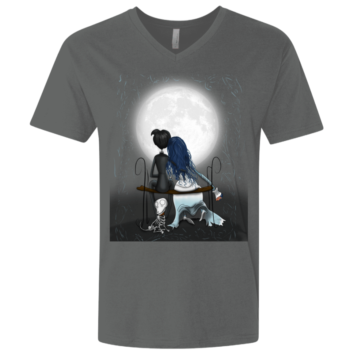 T-Shirts Heavy Metal / X-Small Corpse Bride Love Men's Premium V-Neck