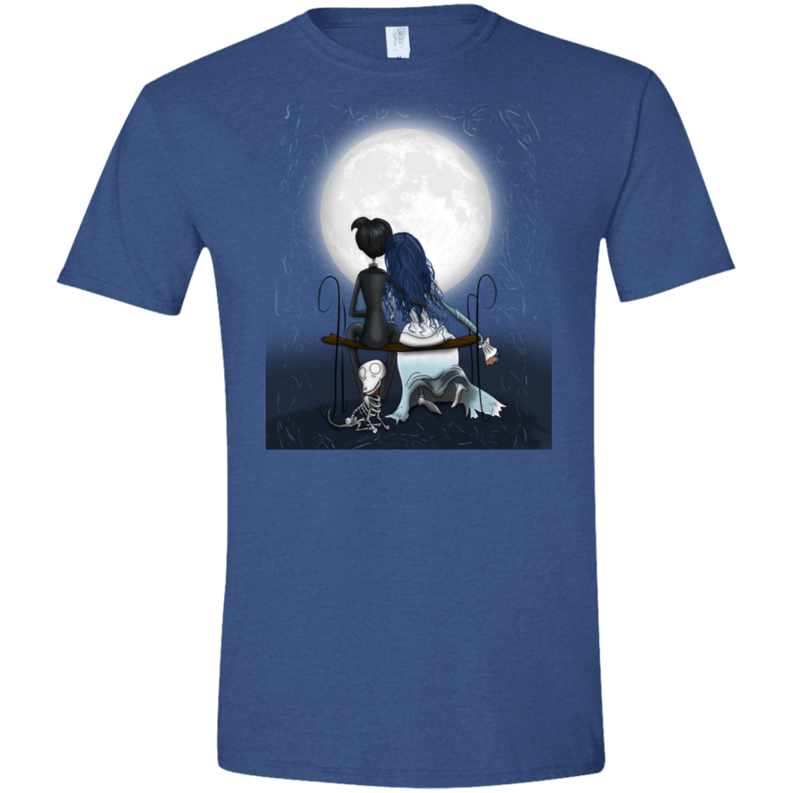 T-Shirts Heather Royal / X-Small Corpse Bride Love Men's Semi-Fitted Softstyle