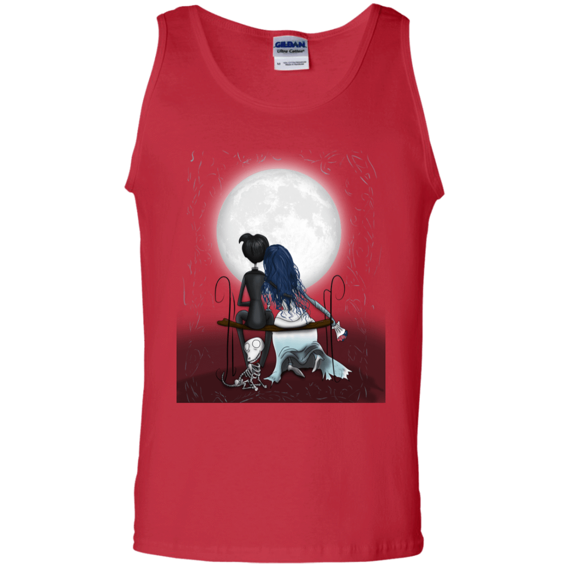 T-Shirts Red / S Corpse Bride Love Men's Tank Top