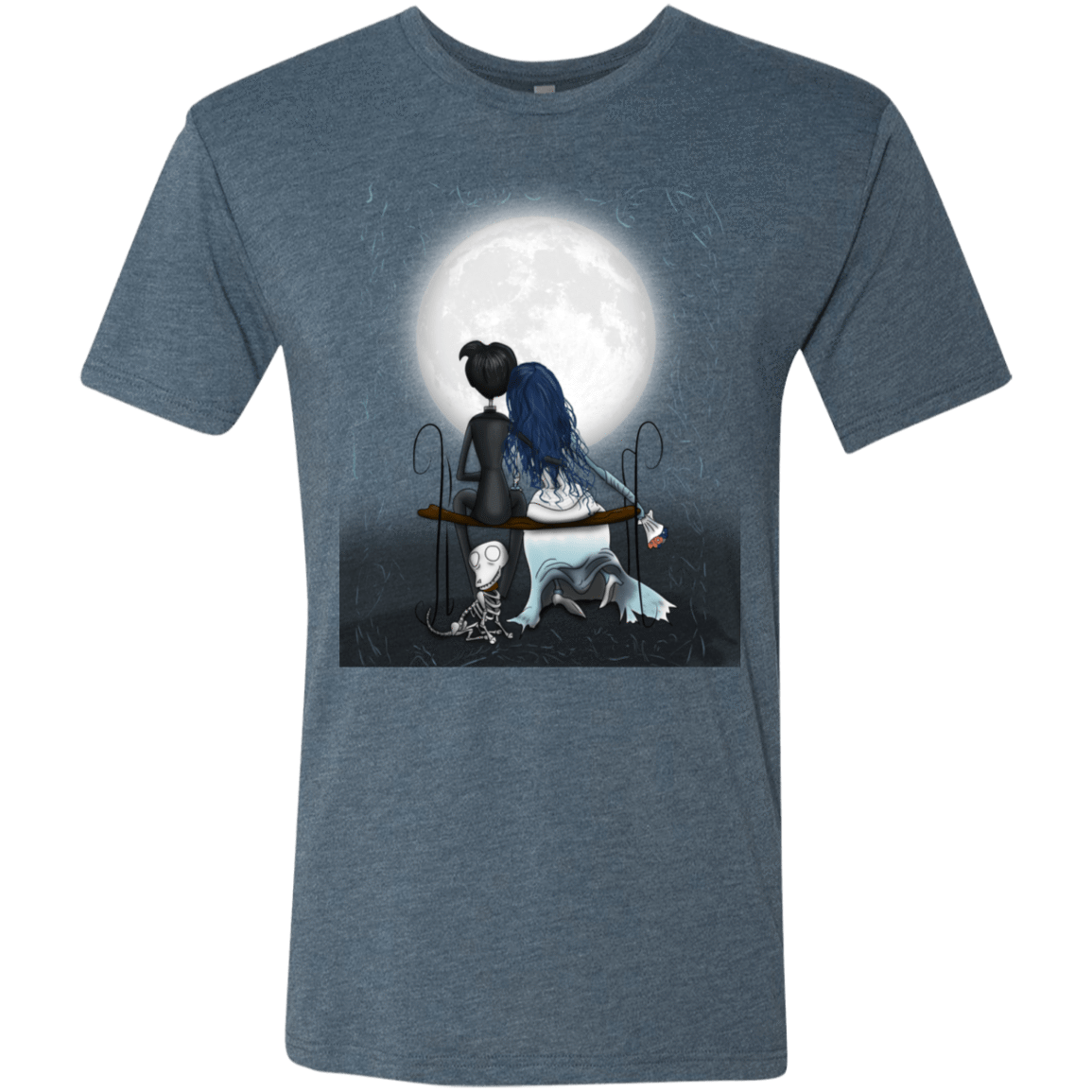 T-Shirts Indigo / S Corpse Bride Love Men's Triblend T-Shirt