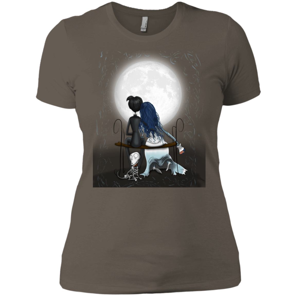 T-Shirts Warm Grey / X-Small Corpse Bride Love Women's Premium T-Shirt