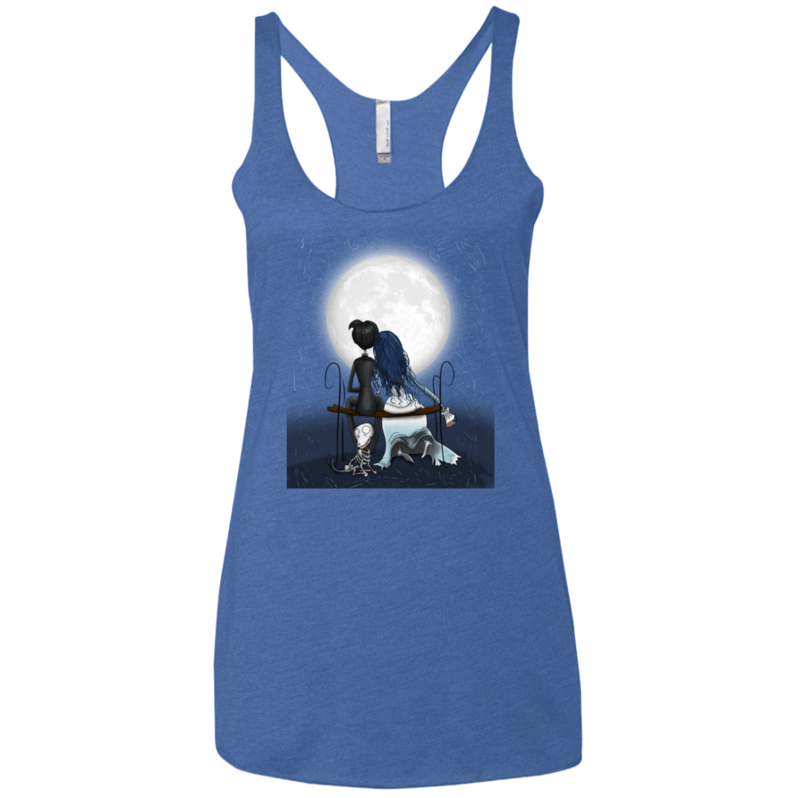 T-Shirts Vintage Royal / X-Small Corpse Bride Love Women's Triblend Racerback Tank