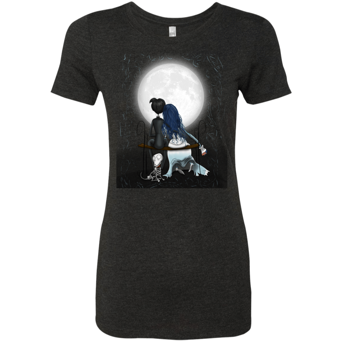 T-Shirts Vintage Black / S Corpse Bride Love Women's Triblend T-Shirt