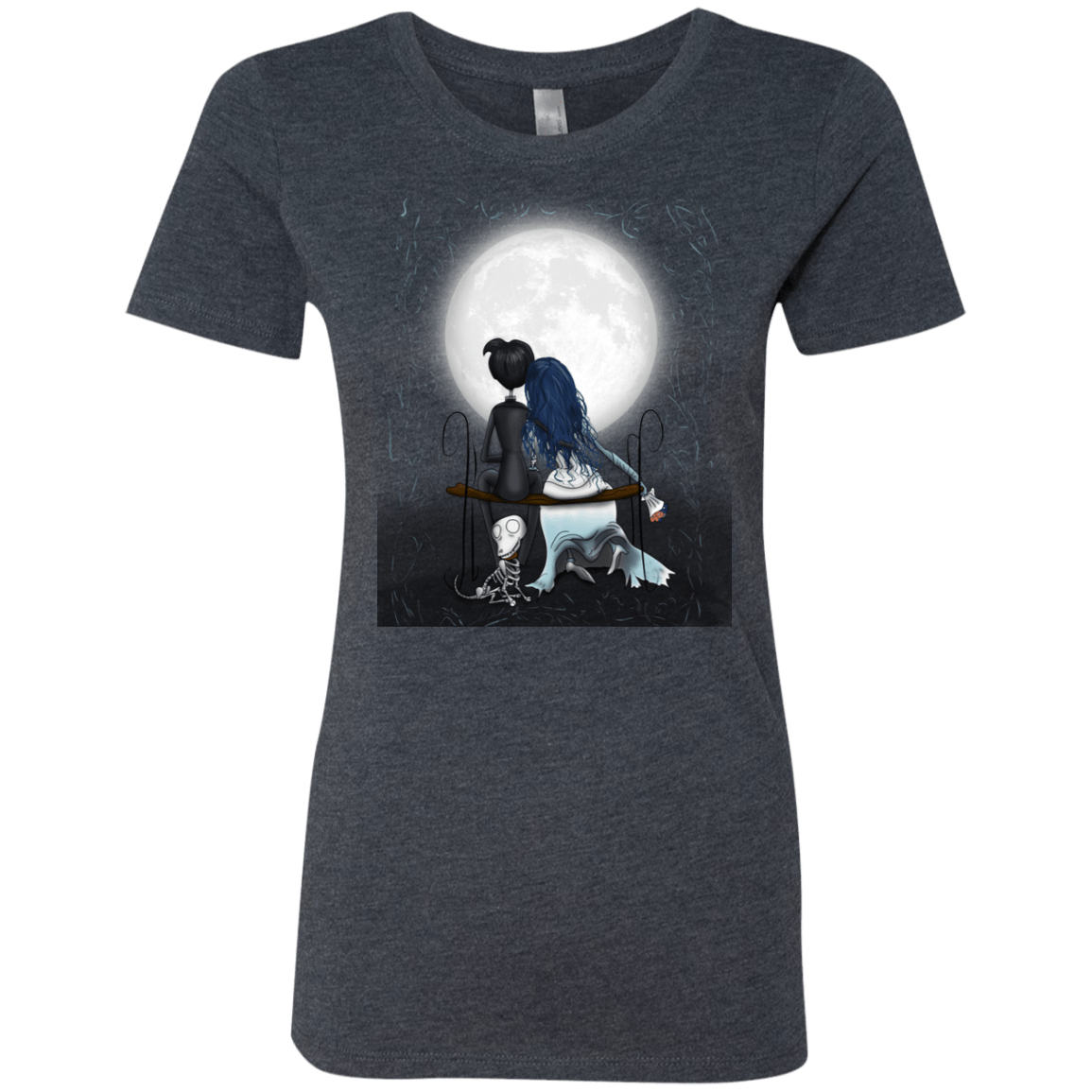 T-Shirts Vintage Navy / S Corpse Bride Love Women's Triblend T-Shirt