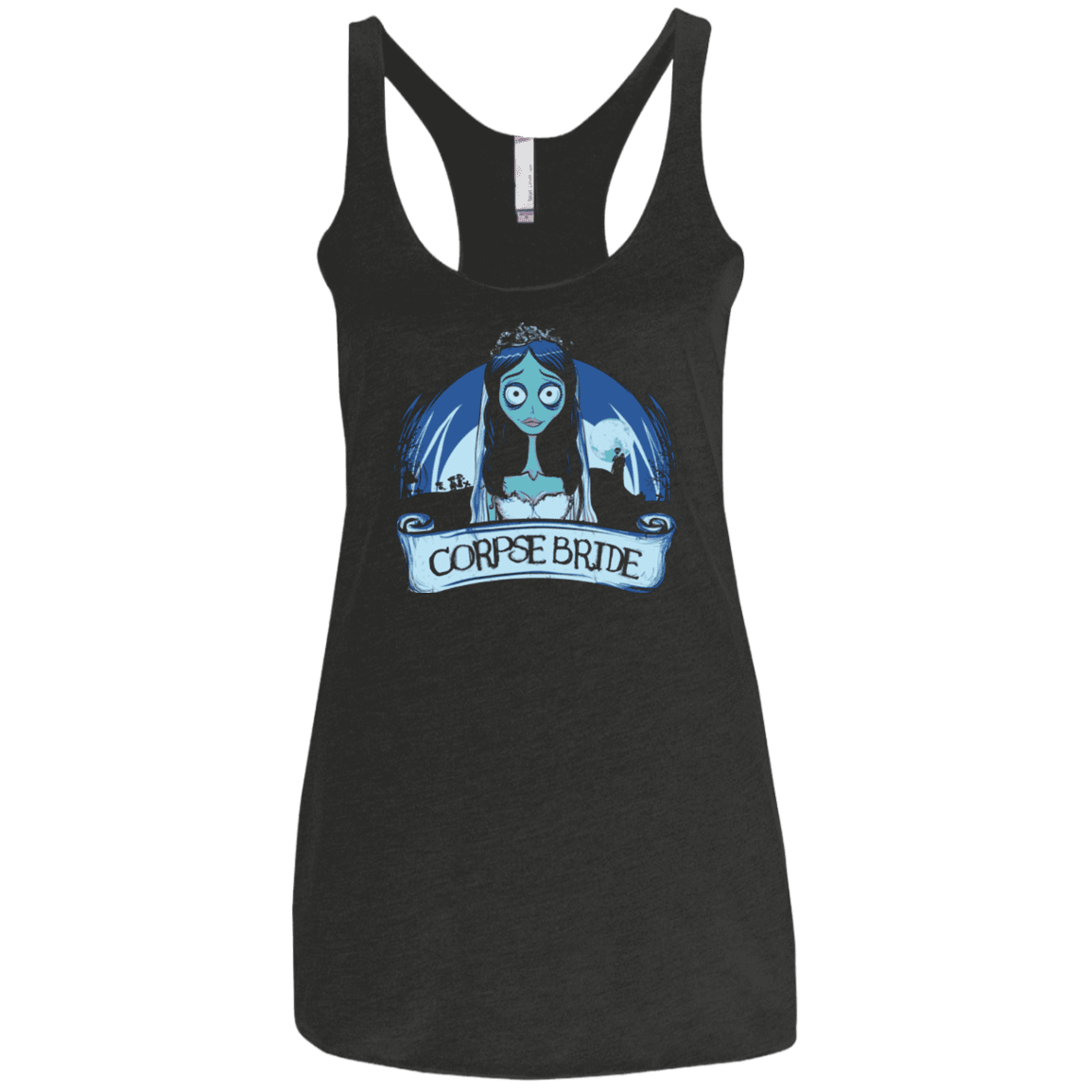 T-Shirts Vintage Black / X-Small Corpse Bride Women's Triblend Racerback Tank