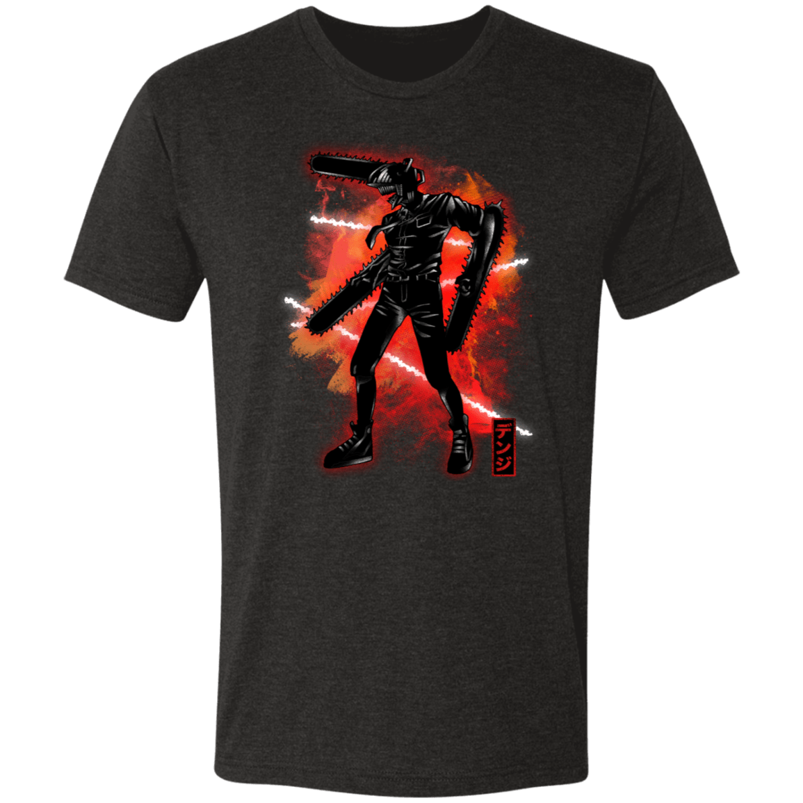 T-Shirts Vintage Black / S Cosmic Chainsaw Men's Triblend T-Shirt