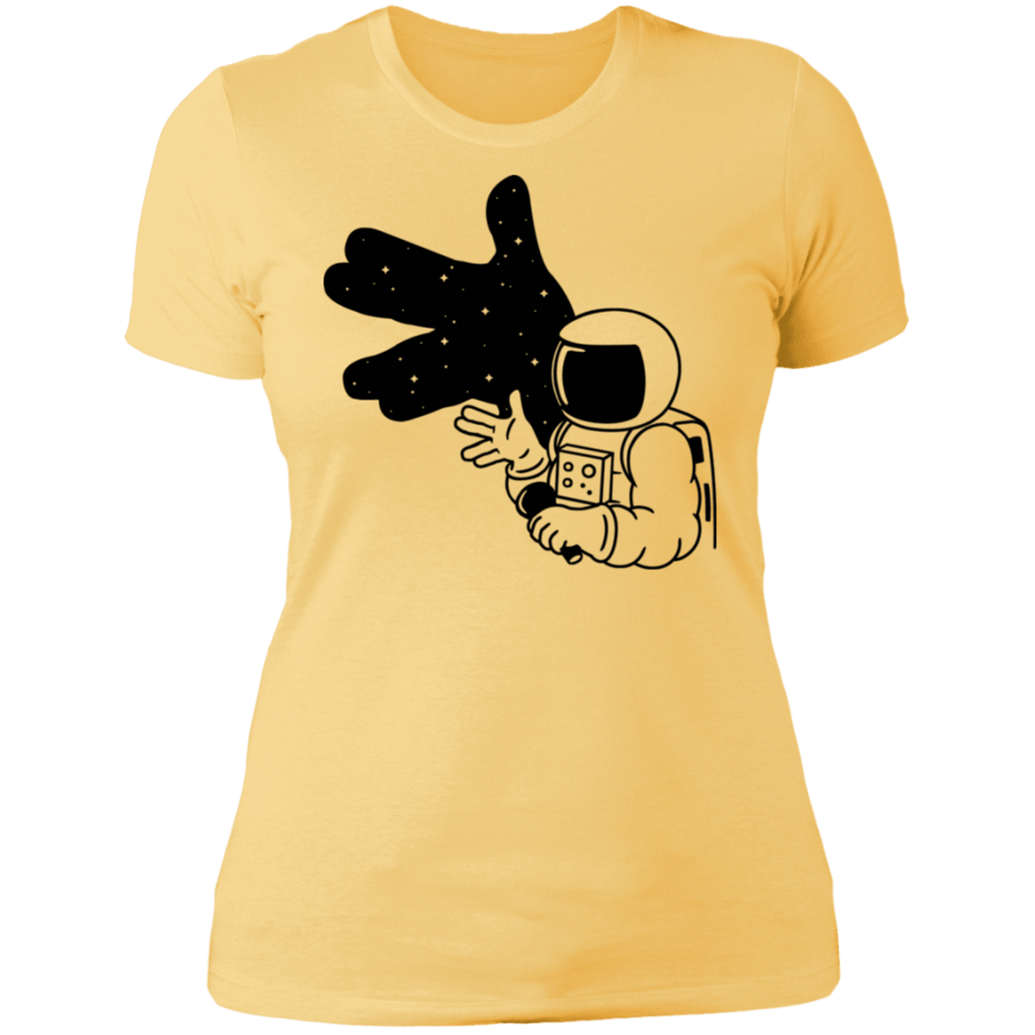 T-Shirts Banana Cream/ / S Cosmo Shadow Women's Premium T-Shirt