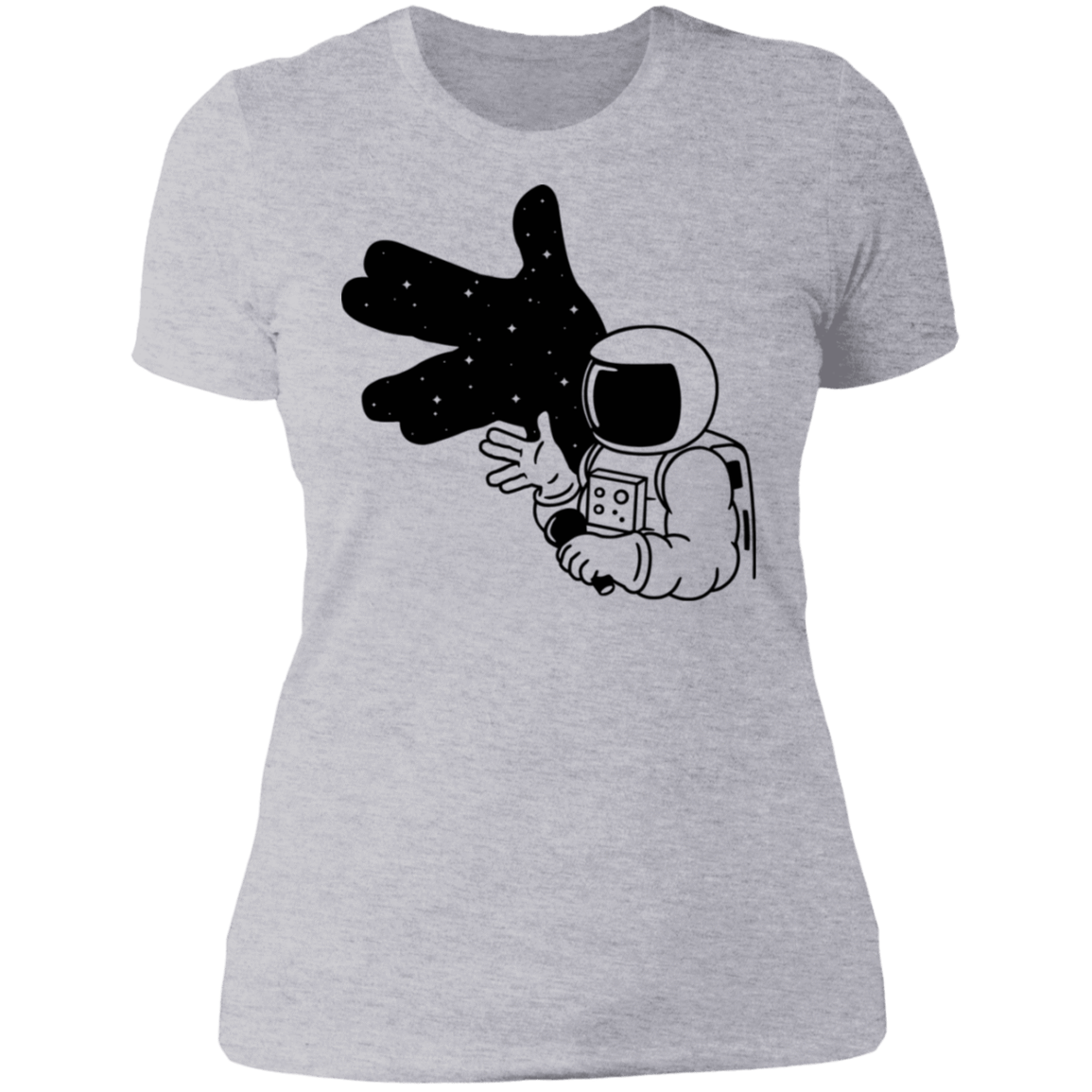 T-Shirts Heather Grey / S Cosmo Shadow Women's Premium T-Shirt