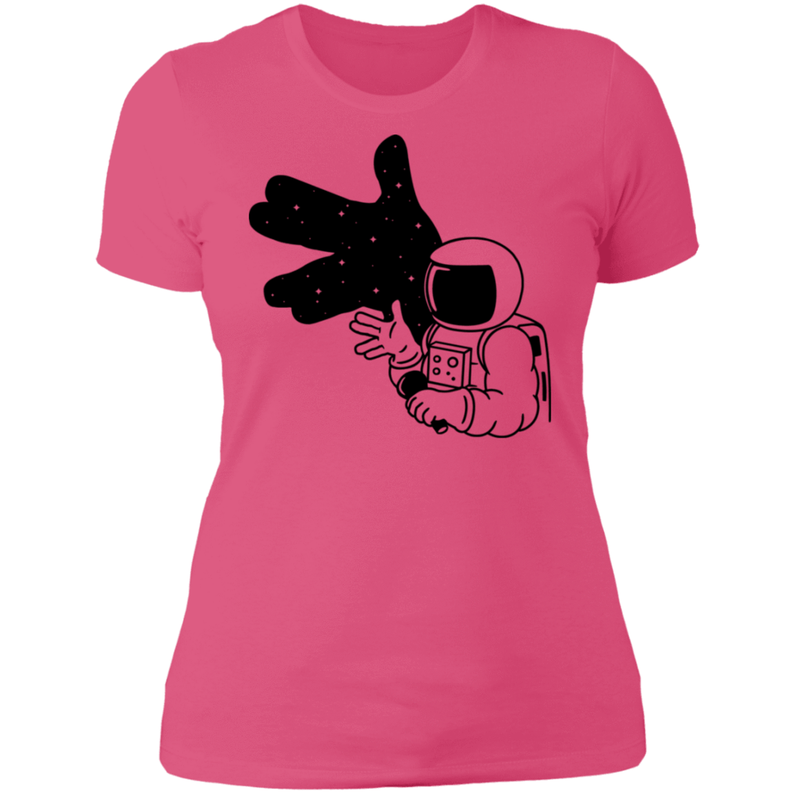 T-Shirts Hot Pink / S Cosmo Shadow Women's Premium T-Shirt