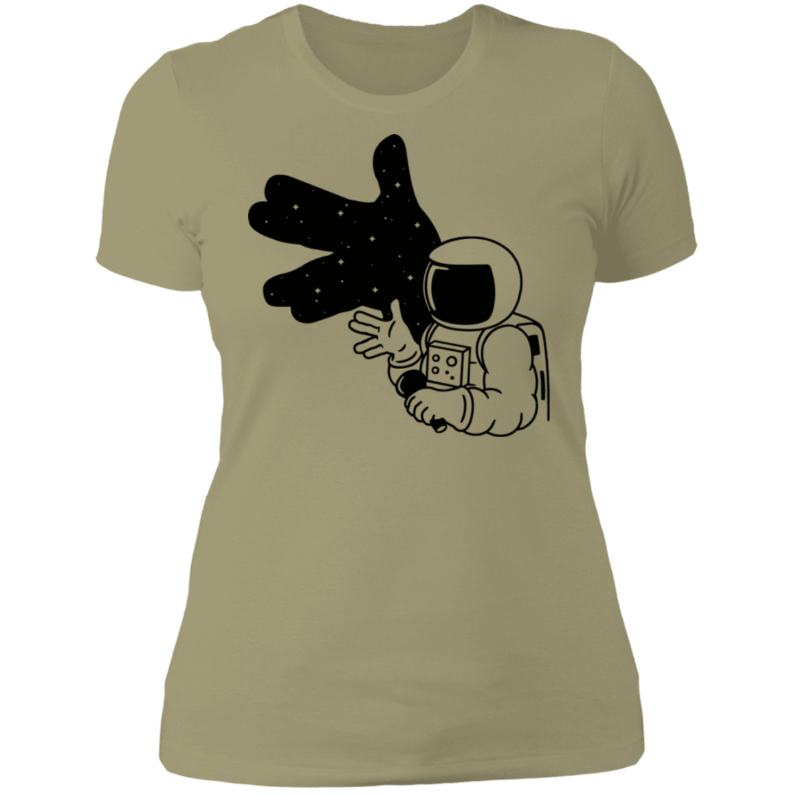 T-Shirts Light Olive / S Cosmo Shadow Women's Premium T-Shirt