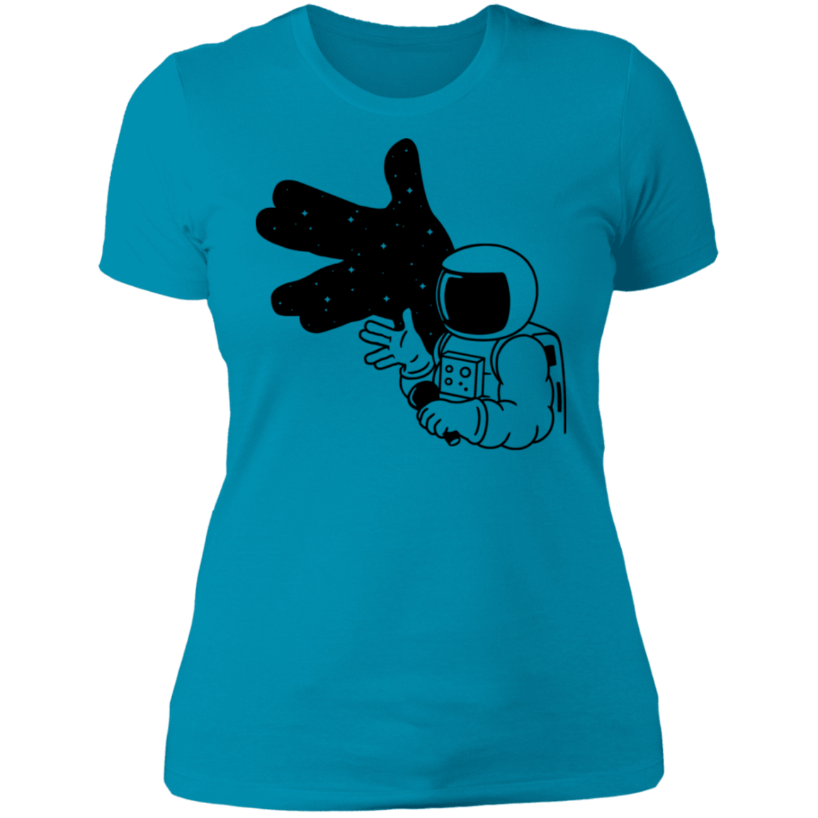 T-Shirts Turquoise / S Cosmo Shadow Women's Premium T-Shirt