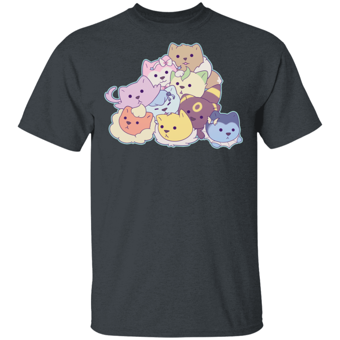 T-Shirts Dark Heather / S Cosplay Kitties T-Shirt