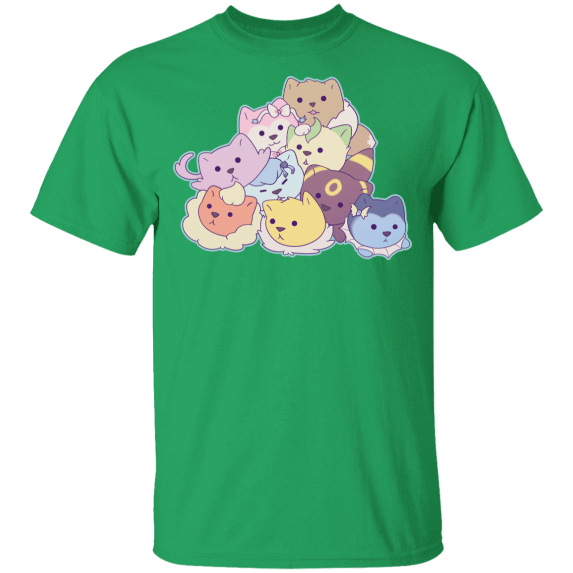 T-Shirts Irish Green / YXS Cosplay Kitties Youth T-Shirt