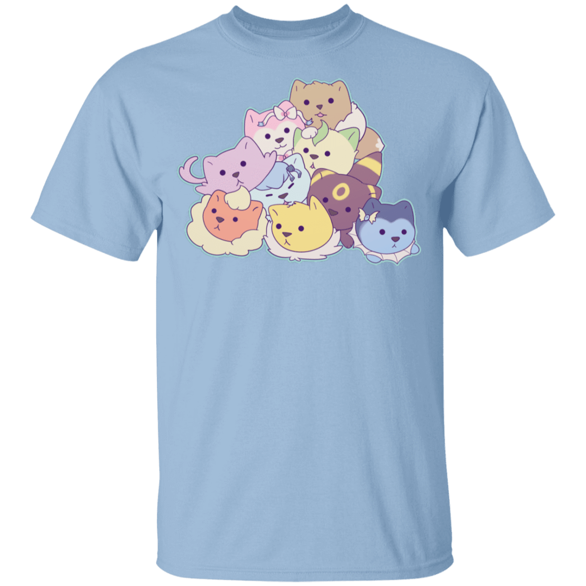T-Shirts Light Blue / YXS Cosplay Kitties Youth T-Shirt