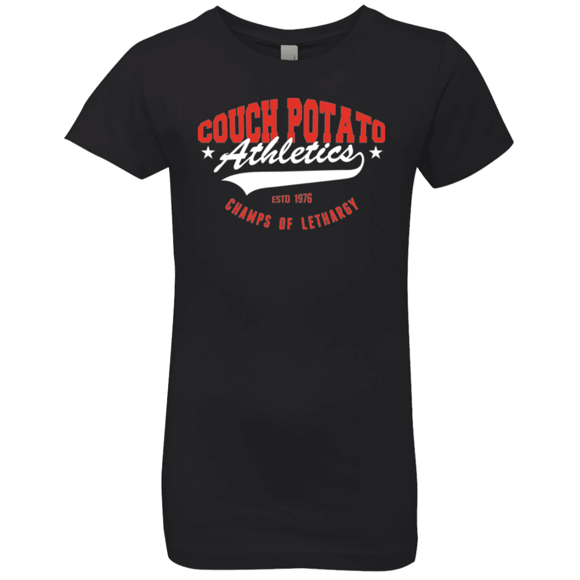 T-Shirts Black / YXS Couch Potato Girls Premium T-Shirt
