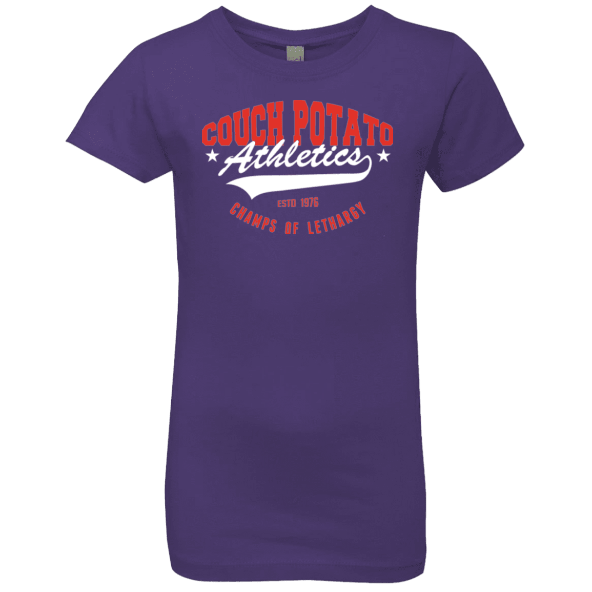 T-Shirts Purple Rush / YXS Couch Potato Girls Premium T-Shirt
