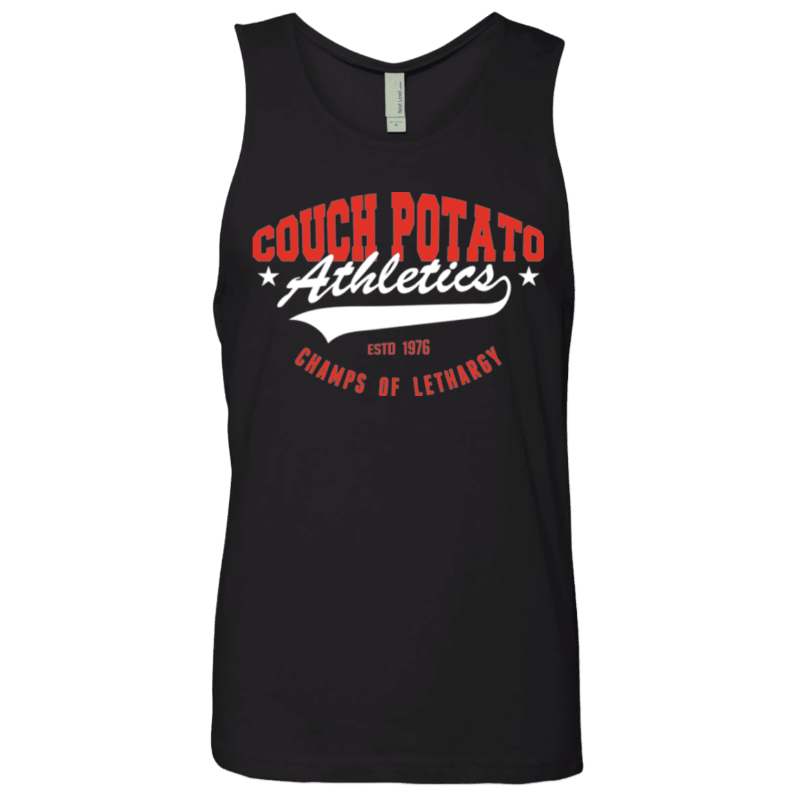 T-Shirts Black / Small Couch Potato Men's Premium Tank Top