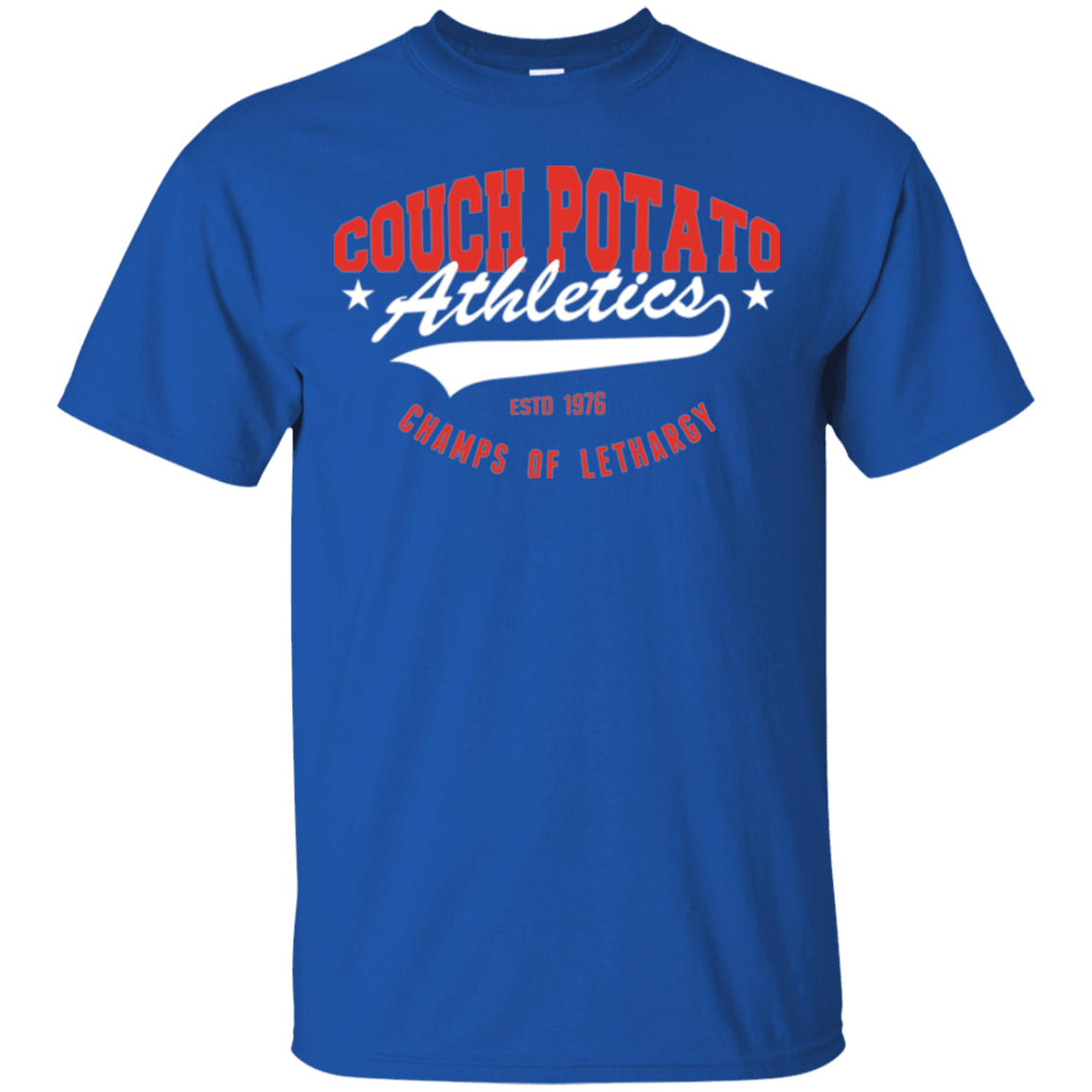 T-Shirts Royal / Small Couch Potato T-Shirt