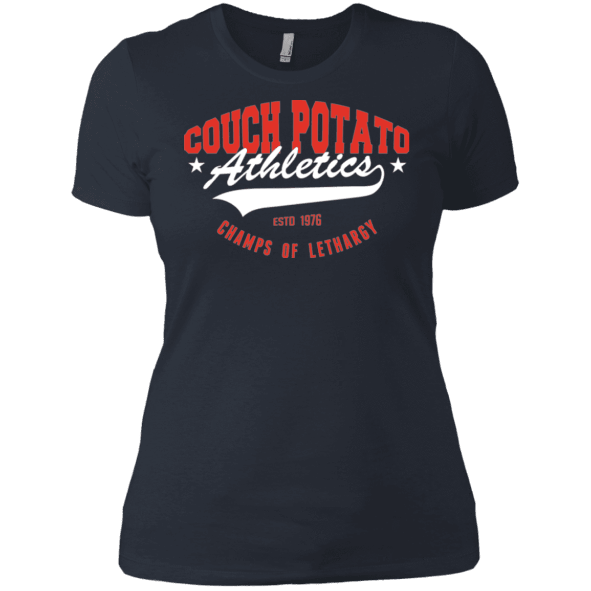 T-Shirts Indigo / X-Small Couch Potato Women's Premium T-Shirt