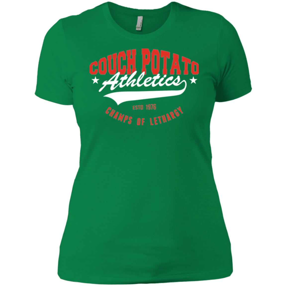 T-Shirts Kelly Green / X-Small Couch Potato Women's Premium T-Shirt