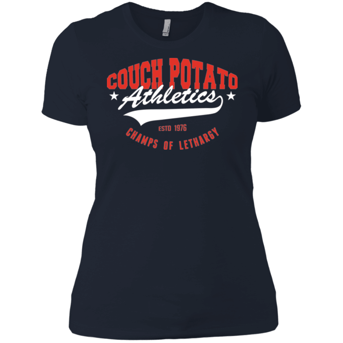 T-Shirts Midnight Navy / X-Small Couch Potato Women's Premium T-Shirt