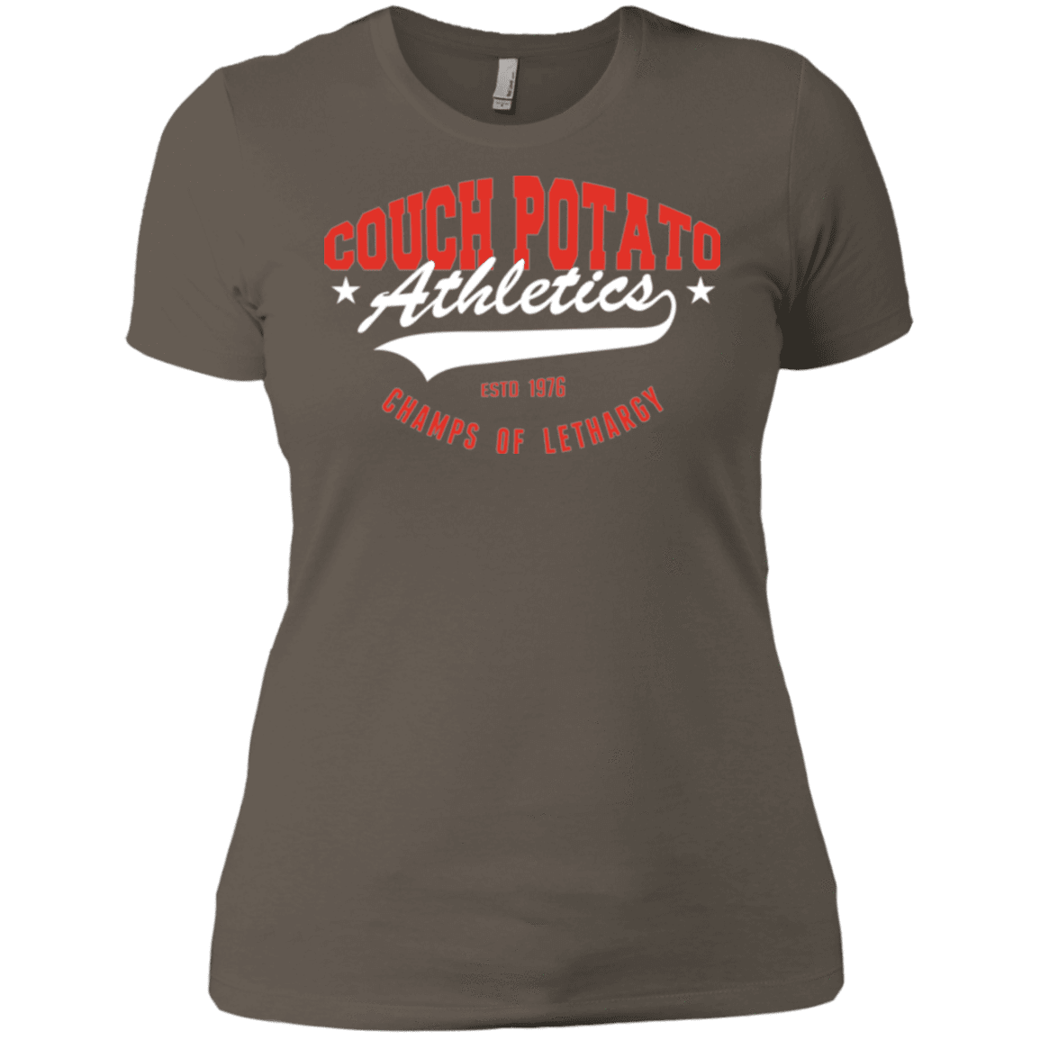 T-Shirts Warm Grey / X-Small Couch Potato Women's Premium T-Shirt