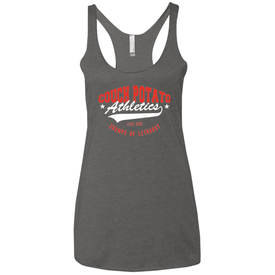 T-Shirts Premium Heather / X-Small Couch Potato Women's Triblend Racerback Tank