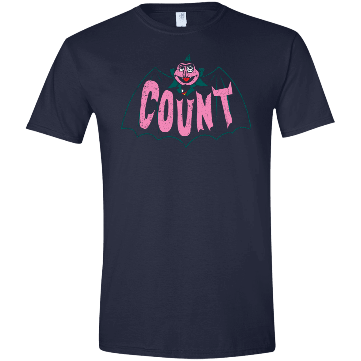 T-Shirts Navy / X-Small Count Men's Semi-Fitted Softstyle