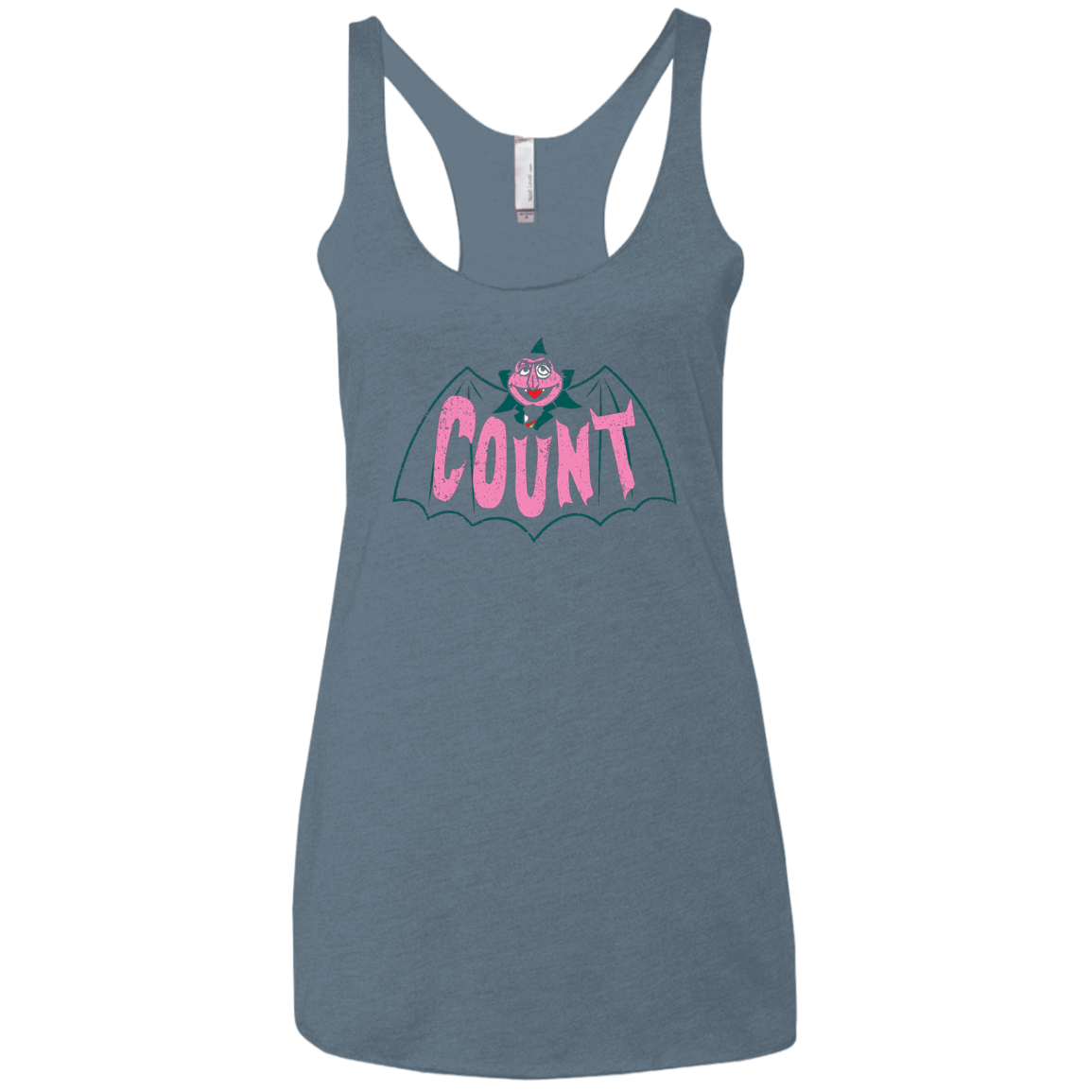 T-Shirts Indigo / X-Small Count Women's Triblend Racerback Tank