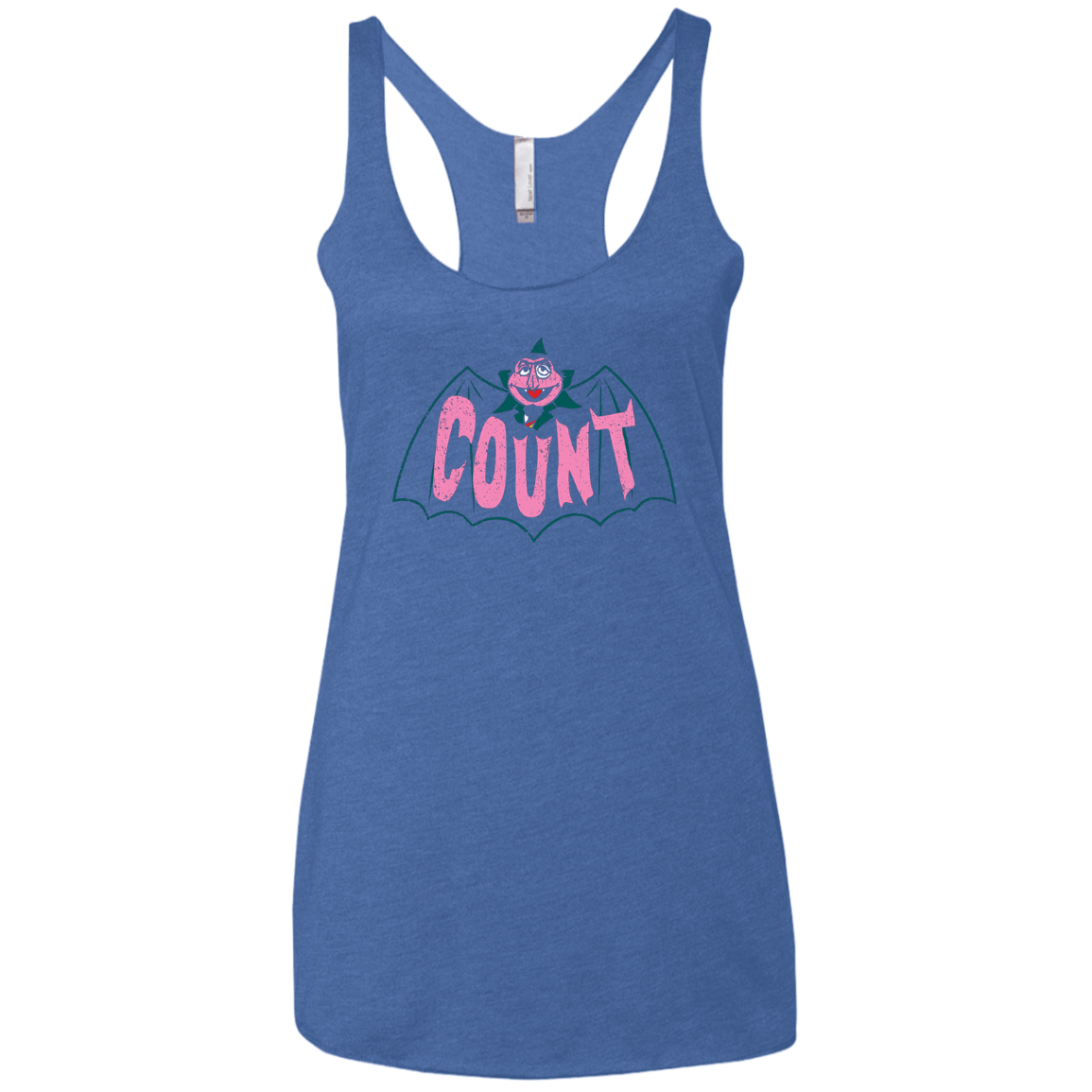 T-Shirts Vintage Royal / X-Small Count Women's Triblend Racerback Tank